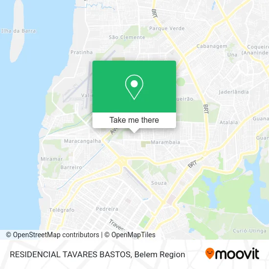 RESIDENCIAL TAVARES BASTOS map