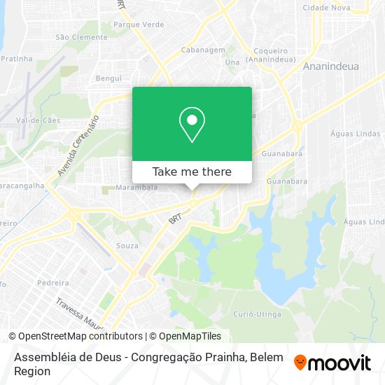 Assembléia de Deus - Congregação Prainha map