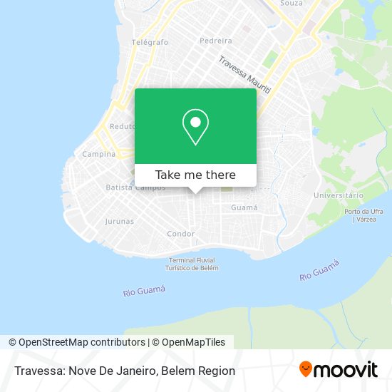 Travessa: Nove De Janeiro map