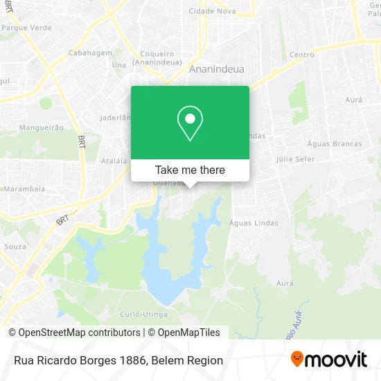 Rua Ricardo Borges 1886 map