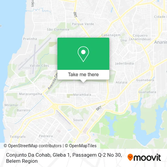 Conjunto Da Cohab, Gleba 1, Passagem Q-2 No 30 map