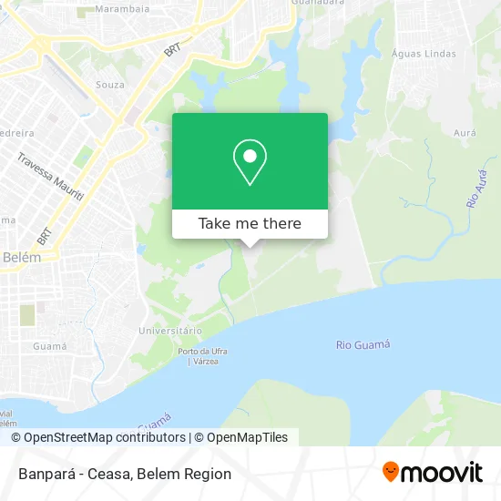 Banpará - Ceasa map