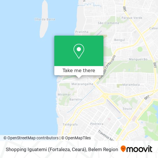 Shopping Iguatemi (Fortaleza, Ceará) map