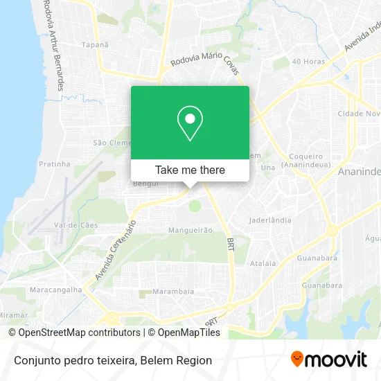 Conjunto pedro teixeira map
