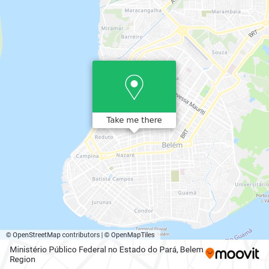 Ministério Público Federal no Estado do Pará map