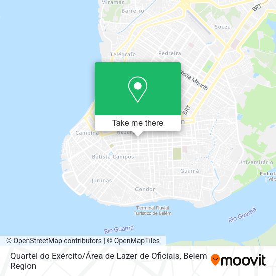 Quartel do Exército / Área de Lazer de Oficiais map