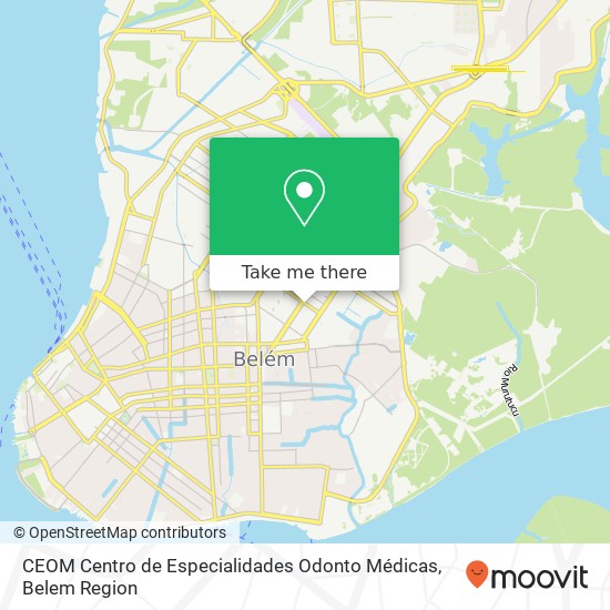 CEOM Centro de Especialidades Odonto Médicas map