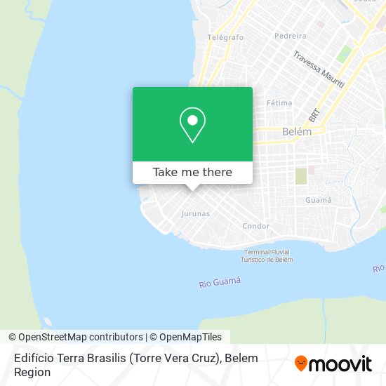 Mapa Edifício Terra Brasilis (Torre Vera Cruz)