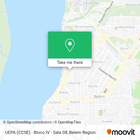 UEPA (CCSE) - Bloco IV - Sala 08 map