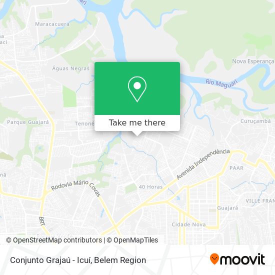 Conjunto Grajaú - Icuí map