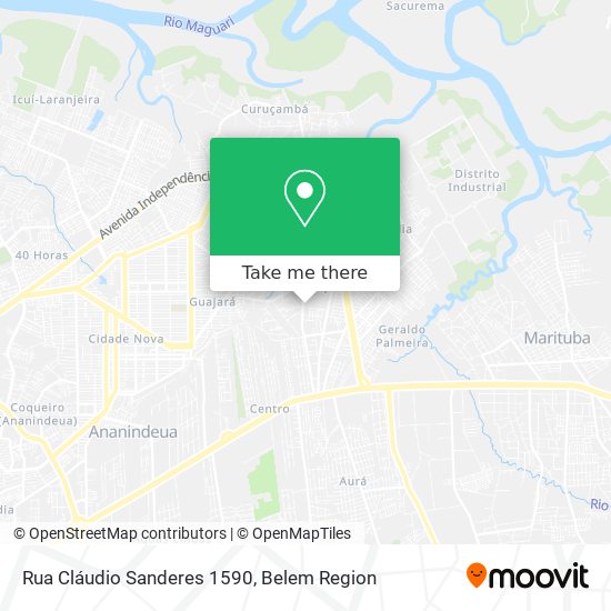 Rua Cláudio Sanderes 1590 map