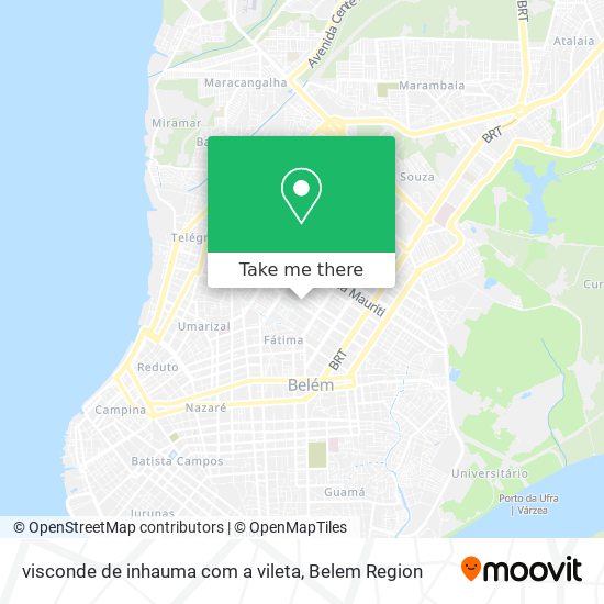 visconde de inhauma com a vileta map