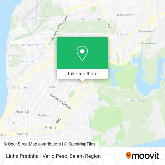 Linha Pratinha - Ver-o-Peso map
