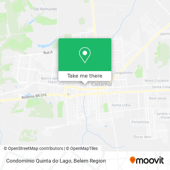 Condomínio Quinta do Lago map