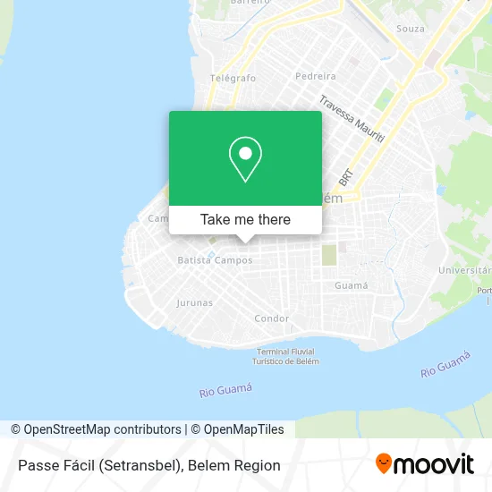 Passe Fácil (Setransbel) map