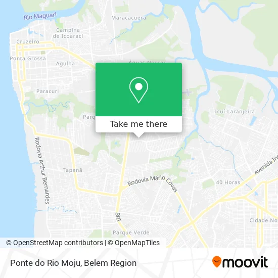 Ponte do Rio Moju map