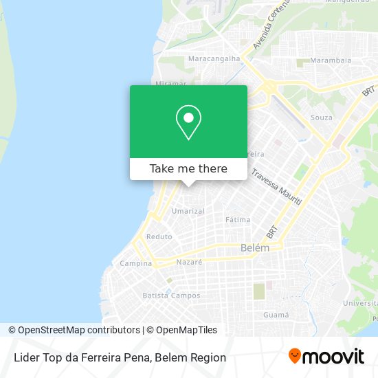 Lider Top da Ferreira Pena map