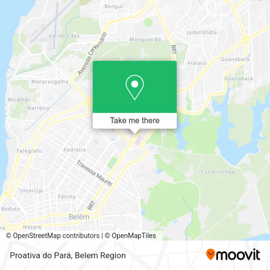 Proativa do Pará map