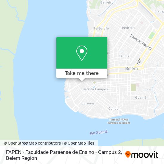 FAPEN - Faculdade Paraense de Ensino - Campus 2 map