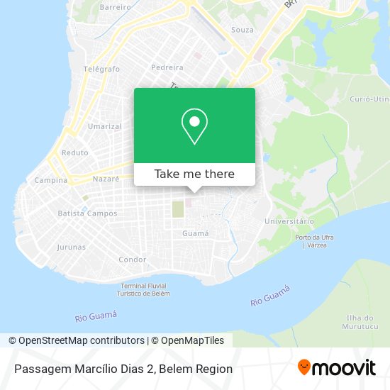 Passagem Marcílio Dias 2 map