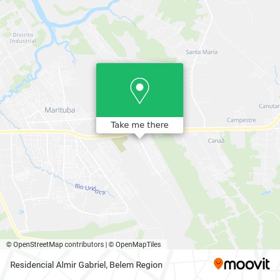 Residencial Almir Gabriel map