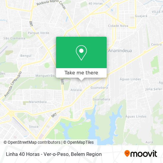 Linha 40 Horas - Ver-o-Peso map