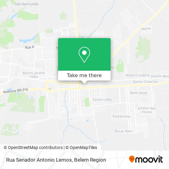 Rua Senador Antonio Lemos map
