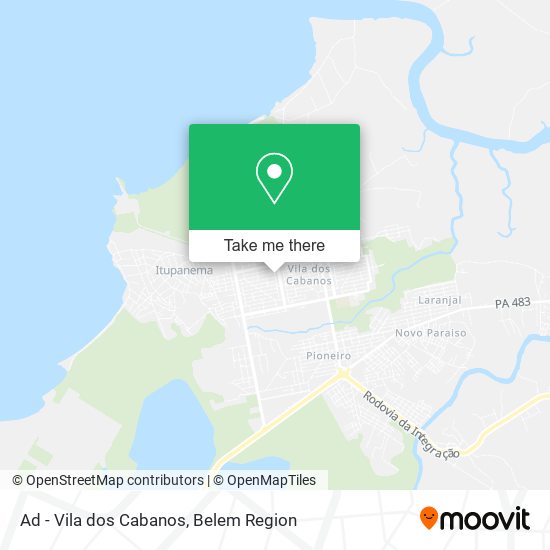 Ad - Vila dos Cabanos map