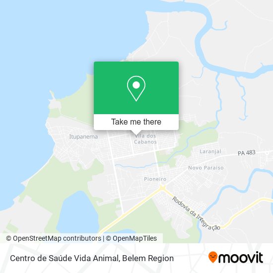 Centro de Saúde Vida Animal map