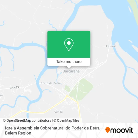 Igreja Assembleia Sobrenatural do Poder de Deus map
