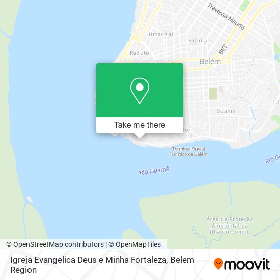 Igreja Evangelica Deus e Minha Fortaleza map
