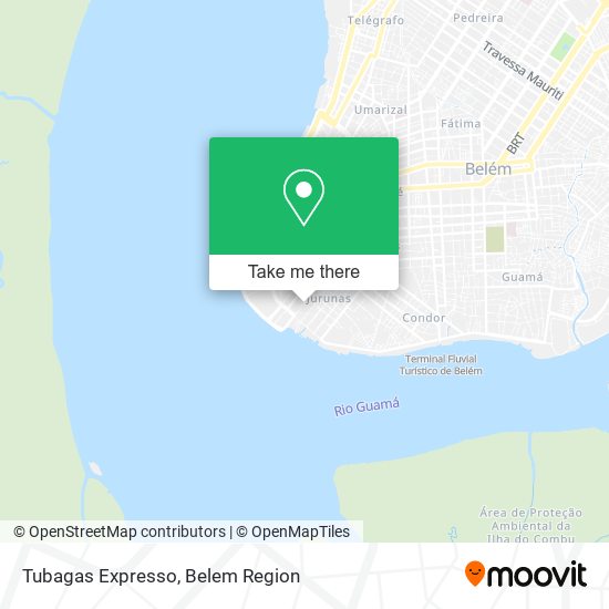 Tubagas Expresso map