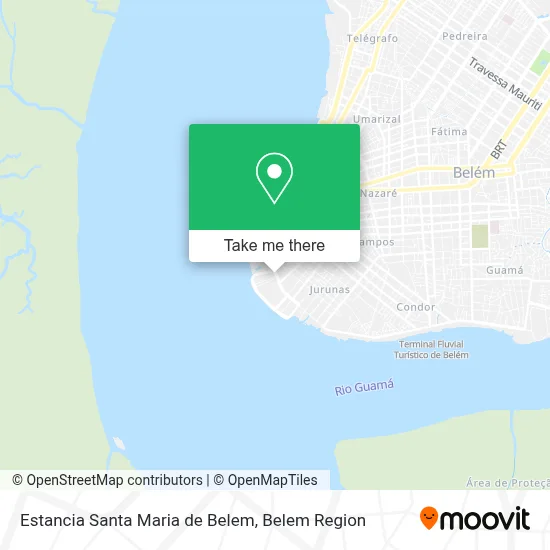 Estancia Santa Maria de Belem map