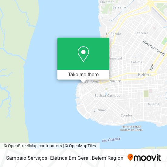 Sampaio Serviços- Elétrica Em Geral map
