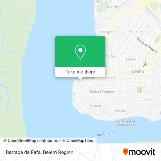 Barraca da Fafá map