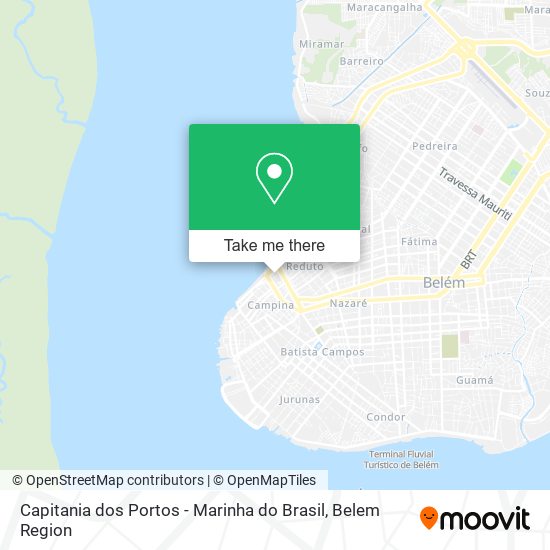 Mapa Capitania dos Portos - Marinha do Brasil