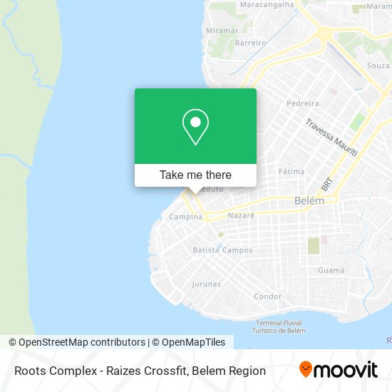 Roots Complex - Raizes Crossfit map