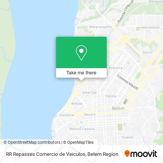 RR Repasses Comercio de Veiculos map