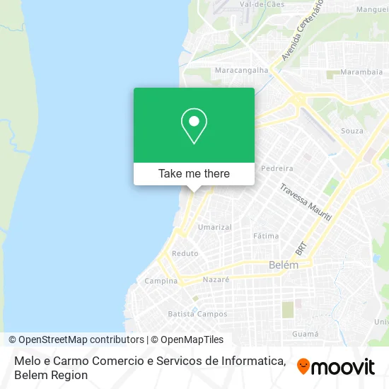 Melo e Carmo Comercio e Servicos de Informatica map