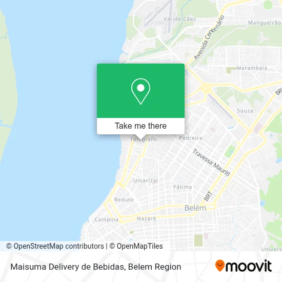 Maisuma Delivery de Bebidas map