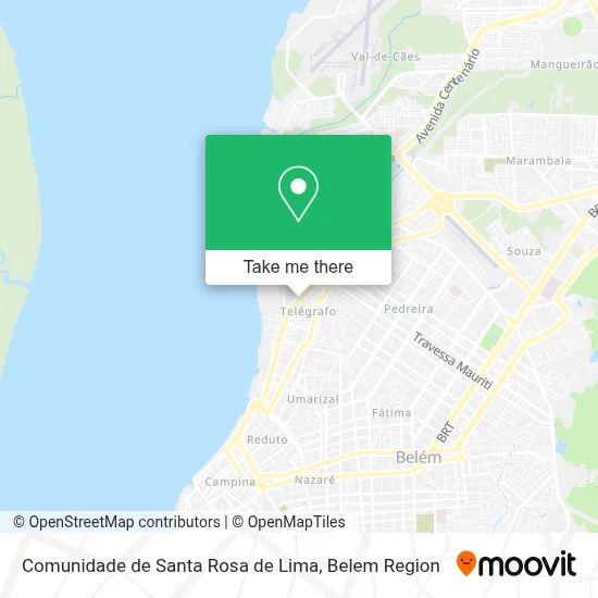 Comunidade de Santa Rosa de Lima map
