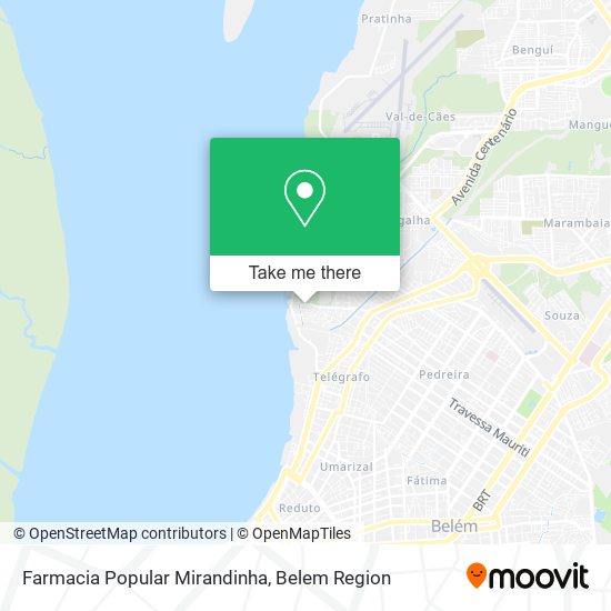 Farmacia Popular Mirandinha map