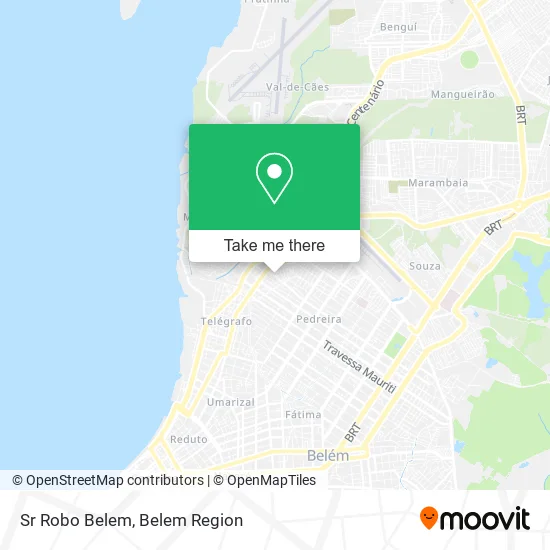Sr Robo Belem map