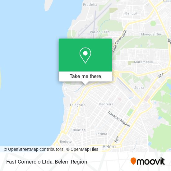 Fast Comercio Ltda map