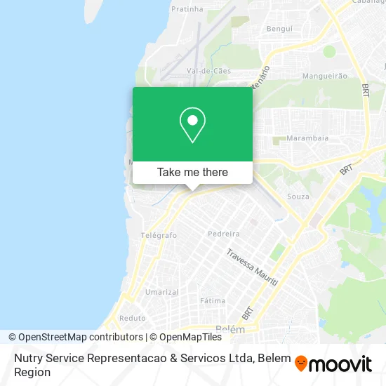 Nutry Service Representacao & Servicos Ltda map