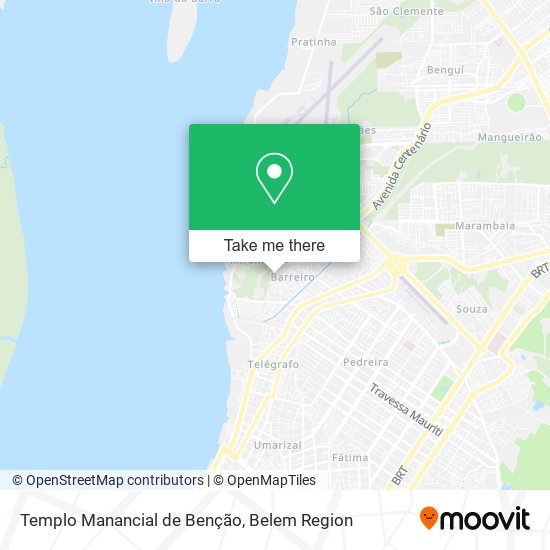 Templo Manancial de Benção map