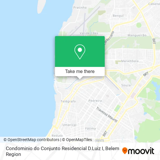 Condominio do Conjunto Residencial D.Luiz I map