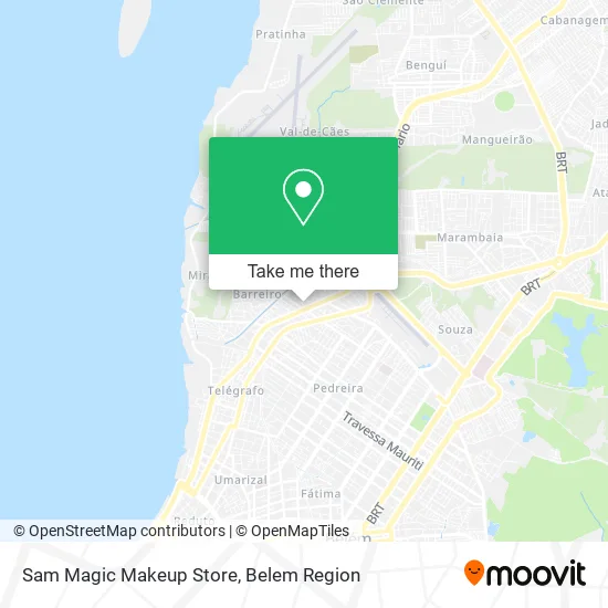 Sam Magic Makeup Store map
