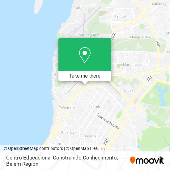 Centro Educacional Construindo Conhecimento map