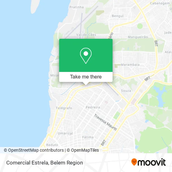 Comercial Estrela map